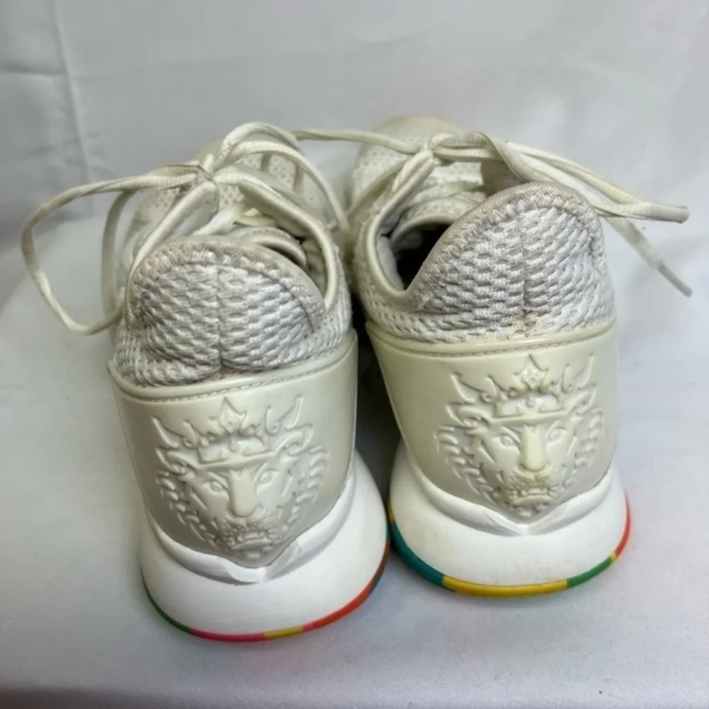 Nike LeBron Witness IV White/Neon Multi Basketball‎ Shoes Men's Size 8